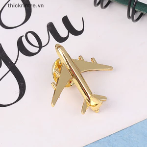 Thi Kim Loại Máy Bay Thổ Cẩm Diy Thời Trang Pin Hợp Kim Huy Hiệu Vintage Pin Khóa Huy Hiệu Khóa Trang Sức Phụ Kiện VN