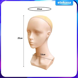 Đầu Manikin Nữ Hói Đầu Mannequin Cho Vòng Cổ Trang Điểm Salon Tóc