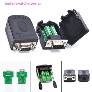 Toplanswatchstore DB9 Connector RS232 Nam Nữ 9 Pin RS485 Thiết Bị Đầu Cuối Đột Phá COM Kết Nối VN