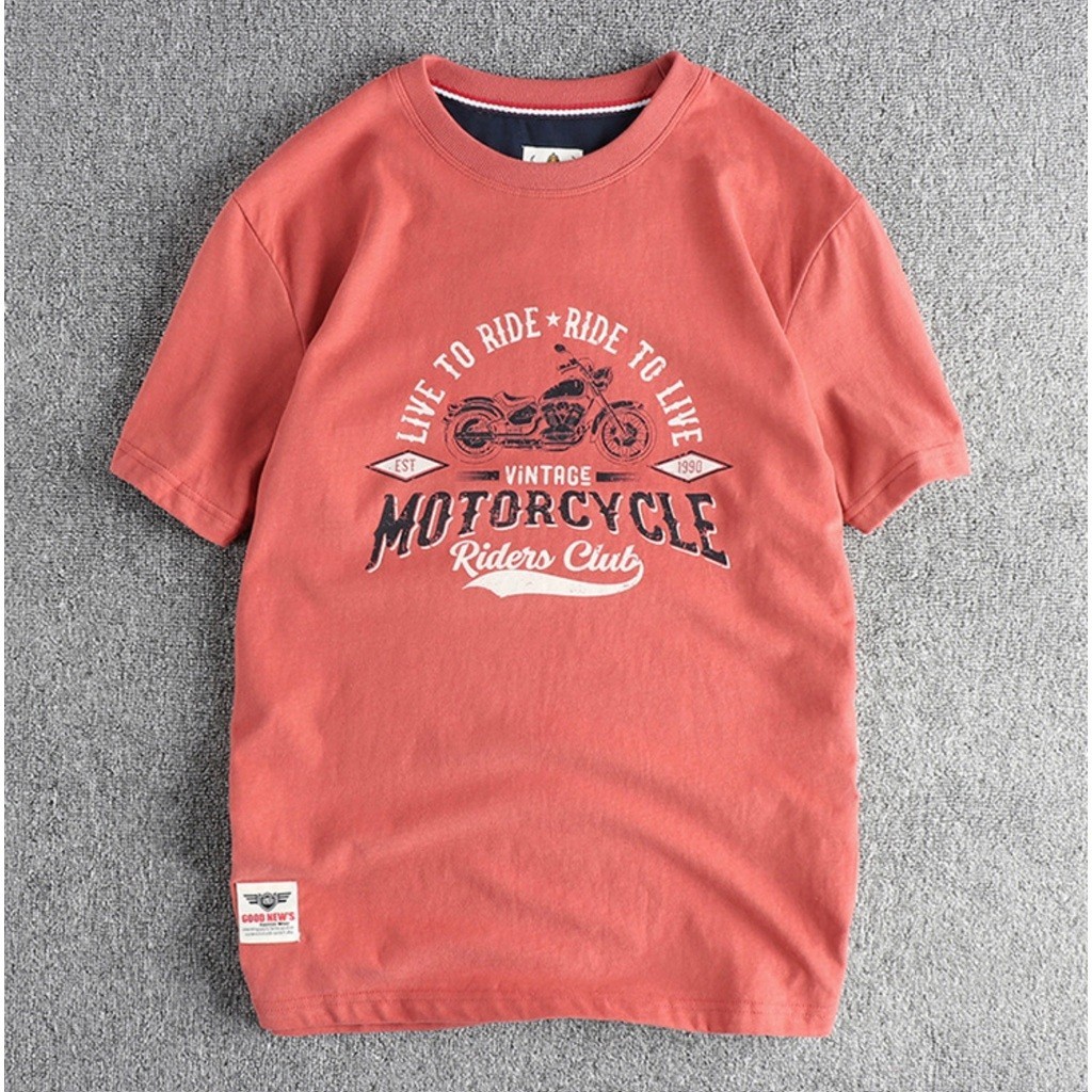 Áo thun phong cách Retro_Biker_dã ngoại