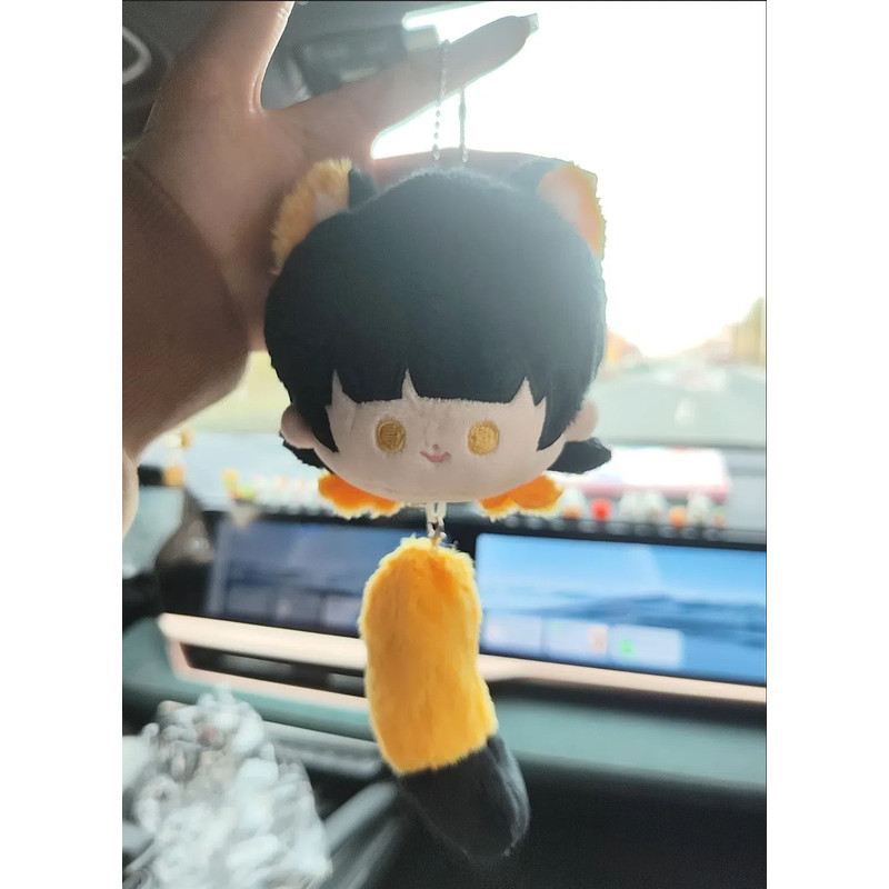 Móc khóa bánh bao sang trọng 10cm Blue Lock, Búp bê Cotton Shiro Nagi & Reo Mikage, Móc khóa quyến rũ túi dễ thương