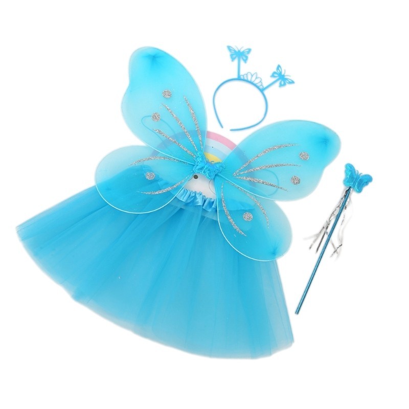 Cánh bướm DASSBSUG với Váy Tutu que cổ tích Cánh thiên thần Cánh cổ tích cho Halloween