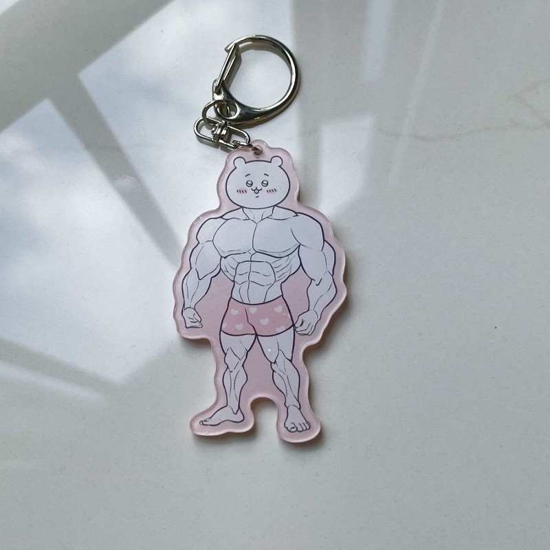 Chiikawa Móc Chìa Khóa Bằng acrylic Hình anime Dễ Thương