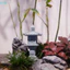 Đèn Lồng Trung Quốc Gazebo Retro Chùa Trang Trí Mô Hình Đá Thu Nhỏ Tượng Phụ Kiện Nhà [BK]