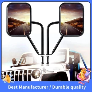 Cửa Tắt Gương Cho Xe Jeep Wrangler CJ YJ TJ JK JL & Không Giới Hạn, Rộng Hơn Gương Chiếu Hậu Cửa Vuông Bên Bản Lề Gương