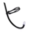 JUNYUE88US Ống thở bơi phía trước bằng silicon, Ống thở huấn luyện bơi có thể điều chỉnh thoải mái, Thiết bị lặn mềm Ống thở lặn bằng silicon Máy bơi trẻ em