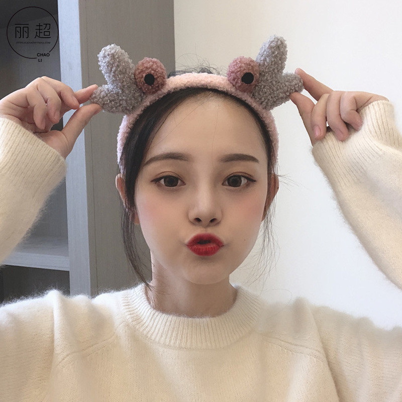 Băng đô rửa mặt bờm cài tóc turban dễ thương cute tai thỏ mèo tuần lộc gấu vải nam nữ giá sỉ