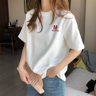 HIIXIIVI Mới 100% Cotton Unisex Tay Ngắn Độc Đáo Áo Thun Nữ Tee Baggy Nam Nữ Baggy Cổ Tròn Rời In Tee