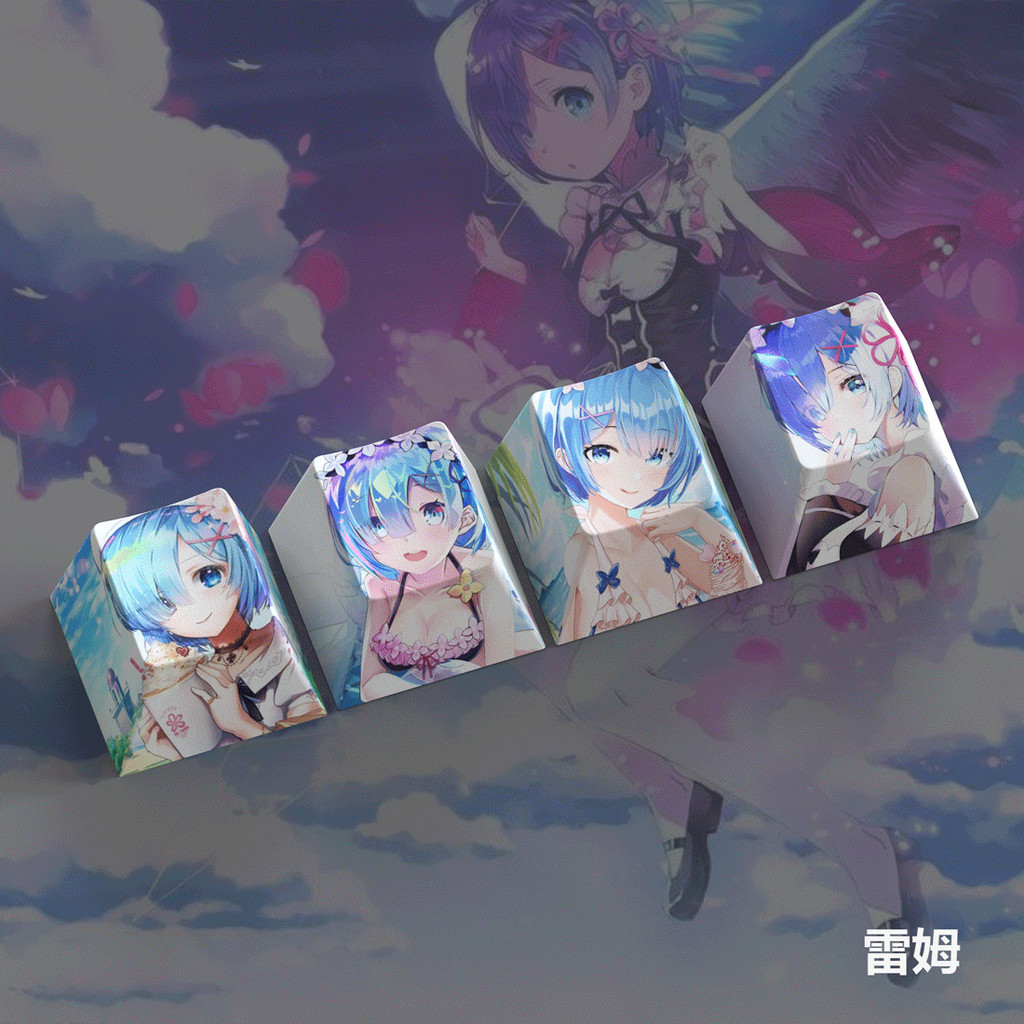 4 Chiếc Pretty Derby Keycaps Rem Ram Beatrice Emilia Felix Argyle ...