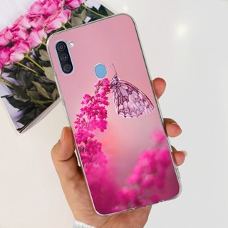 Dành Cho Samsung Galaxy A11 Vỏ A 11 SM-A115F Ốp Điện Thoại Phi Hành Gia Đáng Yêu Không Gian Mỏng Mềm Trong Suốt Cho Samsung A11 M11 Vỏ