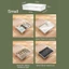 CHEESELY 1 Cái A4 A5 File Organizer, Hộp đựng tài liệu đa chức năng bằng nhựa, Đồ dùng văn phòng tại nhà trường học Hộp đựng hồ sơ dung lượng lớn trong suốt