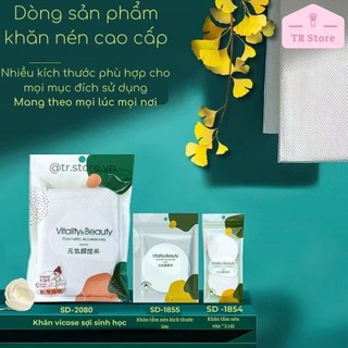 Khăn tắm nén du lịch Vitality&Beauty khăn nén kích thước lớn