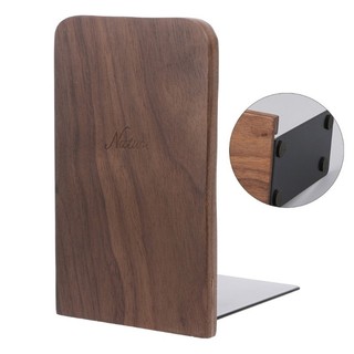DE Walnut Desktop Organizer Desktop Office Home Bookends Bookends Book Ends Stand Holde