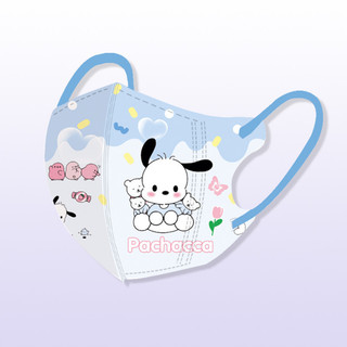 Bộ 50 mặt nạ mũi in hình hoạt hình Sanrio 2024 cho bé gái, kem nhiều màu, bao bì kín, 5D