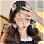 Kẹp Tóc Bướm Cổ Tích Hàn Quốc - Kẹp Mỏ Vịt - Thanh Lịch, Thời Trang, Ngọt Ngào - Đôi Cánh Ren Trắng Kẹp Tóc Nhỏ - Mũ Đội Đầu Bé Gái Bangs Barrette - Phụ Kiện Trang Sức Tóc