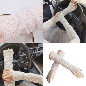 PCF * Ren Hoa Tay Áo Đi Xe Đạp Lái Xe Sumproof Làm Mát Cánh Tay Tay Bảo Vệ Cánh Tay Nữ Mùa Hè Trang Trí Cánh Tay Cov