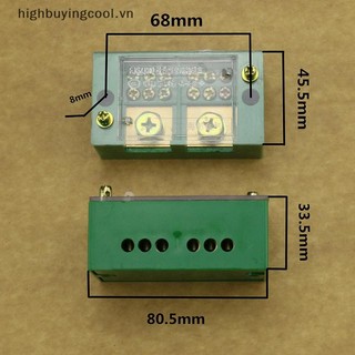 Hộp đầu cuối dây HCVN Một pha 2 trong 6 / 8-OUT FJ6 / JHD Khối đầu cuối kết nối dây gia đình HOT
