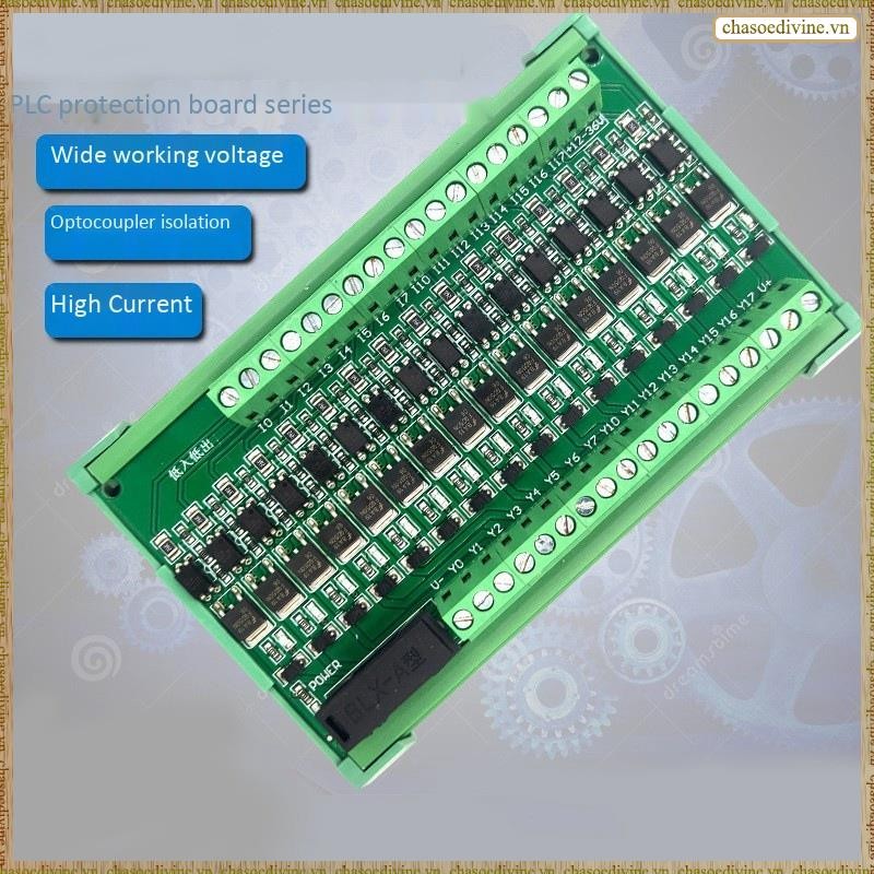 [K O G X] Bảng điều khiển bộ khuếch đại PLC 16 chiều Bảng cách ly Bảng bảo vệ đầu vào NPN / PNP Đầu ra NPN