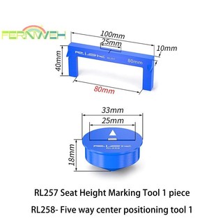[Fernweh] Công cụ đo chiều cao ghế xe đạp đường trường RISK Công cụ đo khoảng cách chiều cao ghế Công cụ điều chỉnh lắp đệm phía trước [MỚI]