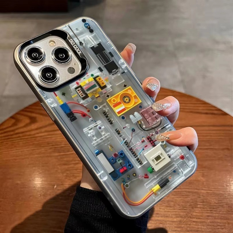 Ốp Điện Thoại Mạ Điện Mờ Cho Realme C63 C61 C65 C55 C53 C35 C51 C20 C20A C11 C15 C67 C33 C30 Bảng Mạch Cao Cấp Mạ Điện IMD Cover
