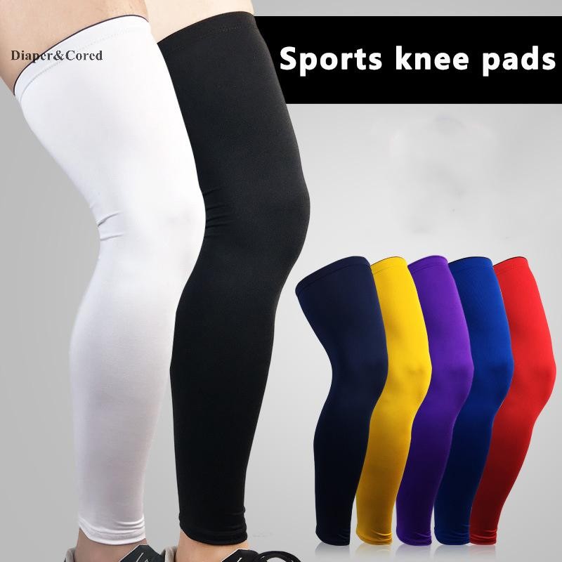 Diaper & CORED 1 Cái Tay Full Chân Nén Dài Tay Chân Đầu Gối Bảo Vệ Chân, Dành Cho Nam Nữ Bóng Rổ Đi Xe Đạp Bóng Đá Chạy YTH