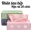 Hộp 20 Khăn Lau Bếp Dạng Rút Thấm Hút Đa Năng, Khăn Vải Lau Bếp, Lau Bát Đĩa Tái Sử Dụng