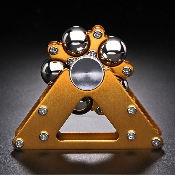 Bánh xe đu quay bằng thép không gỉ fidget spinner dành cho người lớn và trẻ em Đồ chơi giải nén EDC kéo dài ngón tay thông thường giải nén