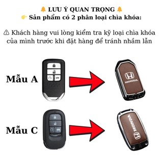 Bọc chìa khóa Honda City, Ốp chìa khóa Honda HRV, BRV, CRV , Bao da chìa khóa Civic Accord cao cấp