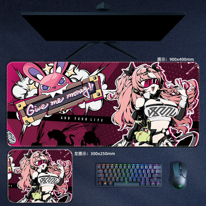 Zenless Zone Zero Mouse Pad Hoshimi Miyabi Anby Nicole Soijkaku Mousepad Bàn Phím Máy Tính Đệm Phụ Kiện Chơi Game Thảm Để Bàn