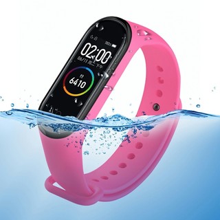 Dây đeo cao su Mi band 3/4/5/6 - dây đeo thay thế miband 3/4/5/6 cao su chính hãng FETA