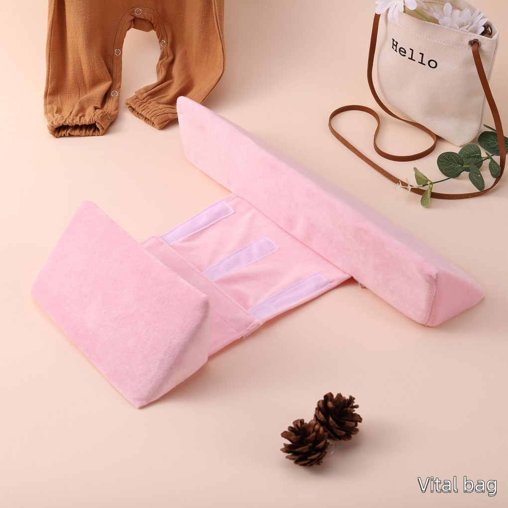 Gối Bên Bé 45° Gối hỗ trợ tam giác nghiêng có dây kéo vô hình Vỏ gối có thể tháo rời