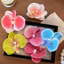 Halo nhuộm Gradient Phalaenopsis hoa mỏ vịt kẹp bên trang trí tóc phong cách hoa kẹp tóc