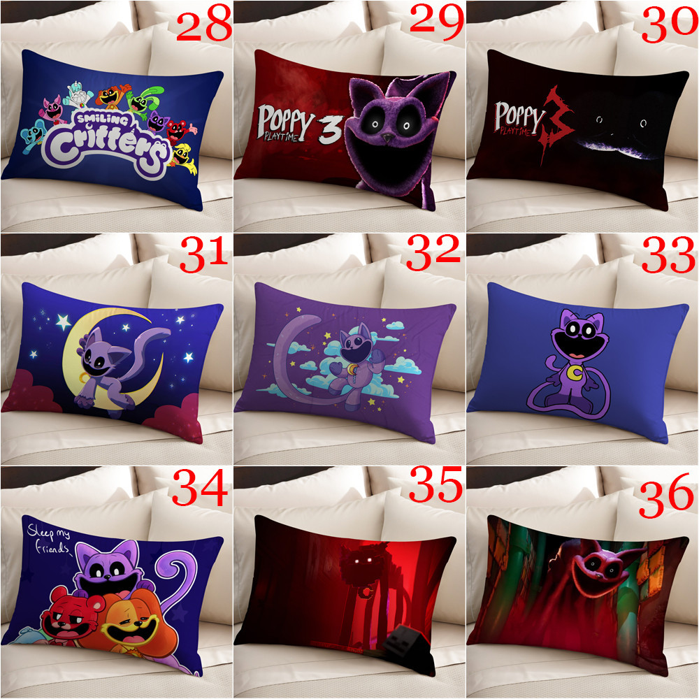Catnap Poppy Playtime 3 Vỏ Gối Hình Chữ Nhật In Hình Một Mặt Đệm Polyester Trang Trí Nhà Cửa Món Quà Tốt Nhất (Không Có Lõi)