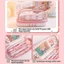 Bút chì thỏ Kawaii TUYỆT VỜI, Hộp bút chì di động hoạt hình PVC Bunnys màu hồng, Túi đựng bút dây kéo 22,5 * 15 * 9,5cm Túi đựng bút chì Kawaii cỡ lớn để làm quà tặng