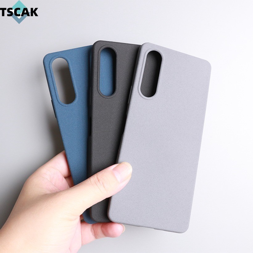 Dành Cho Sony Sony Xperia 1 V IV III Xperia 10 V IV II III Xperia 5 IV II III Chống Vân Tay Vỏ Cát Mềm Mờ Mỏng TPU Vỏ Điện Thoại