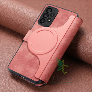 Ốp Lật Ví Siêu Từ Tính Samsung Galaxy Samsung Galaxy S24 Ultra S23 S22 Ultra S24 S23 S22 Plus S24 FE Vỏ Đựng Thẻ Sạc Không Dây