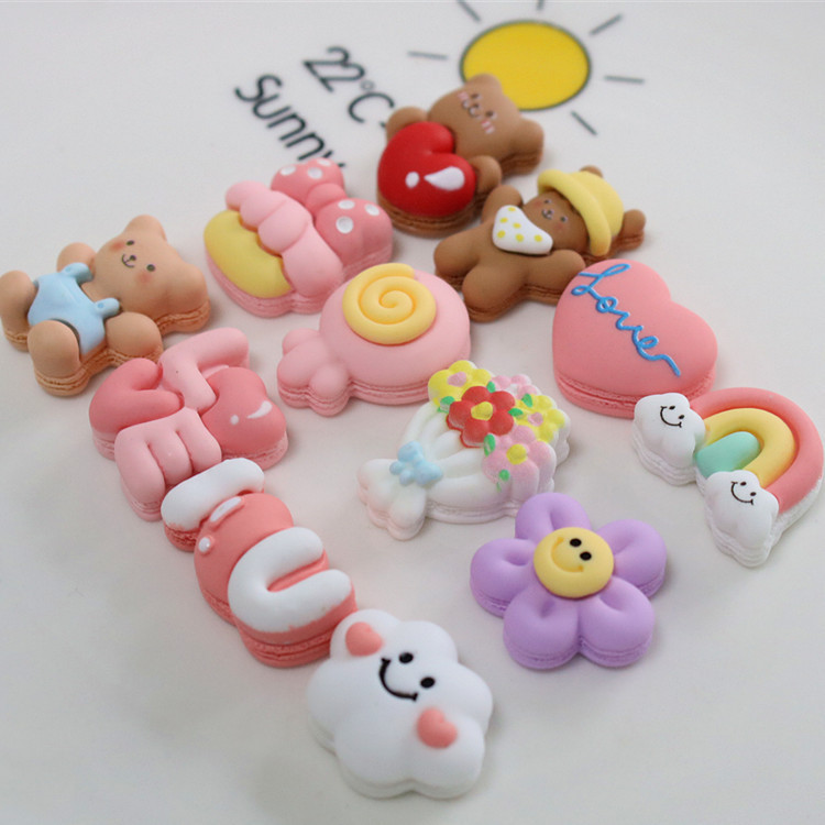 Sweetheart Macaron Series Lỗ Khóa Giày Busch Khóa Giày Khóa Giày Giày Lỗ Hoa Giày Khóa Giày Zhibixing crocs Khóa Giày Có Thể Tháo Rời Khóa Giày ins Giày Hoa Vui Vẻ DIY Phụ Kiện Tủ Lạnh Dán Phụ Kiện Vỏ Điện Thoại Phụ Kiện Mũ Đội Đầu Tai Chất Liệu Xe Hơi Tr