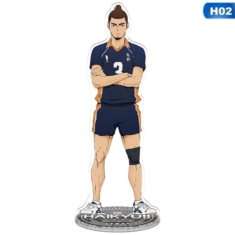 Mô hình Standee Haikyuu Hinata Shoyo Tobio Kenma Kuroo Akaashi Kotaro Kei Yaku 8 Phụ kiện trang trí để bàn góc học tập