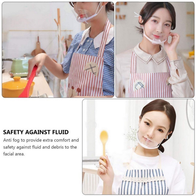 Khẩu trang nhựa dùng trong spa phun xăm và nhà hàng,quán ăn(1 chiếc)
