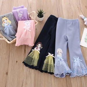🎀 Chuẩn bị giao hàng 🎀 Quần loe Trẻ em Thời trang ngoài trời Quần bé gái