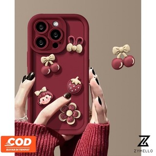Ốp lưng OPPO Reno12 F 5G Reno11 F Reno 11 5G Reno 11 Pro 5G Reno 10 5G Reno 8T 5G Reno 8T 4G Reno 8Z 5G Reno 7Z 5G Reno7 Reno8 Reno4 Reno5 Ốp điện thoại TPU chống sốc búp bê dâu tây 3D