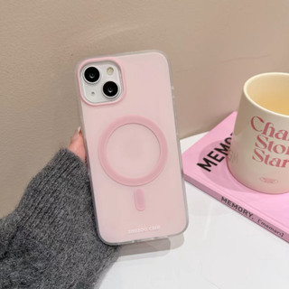 Ốp điện thoại từ tính màu Macaron cao cấp cho iPhone15 14 13 12 Pro Max Vỏ bảo vệ camera chống sốc chống rơi lưng cứng