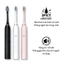 X3 pro Bàn chải đánh răng điện đa chức năng thông minh Nâng cấp công nghệ Sonic, 3 bàn chải đánh răng, 6 chế độ chăm sóc nha khoa, Chức năng chống nước Bàn chải đánh răng điện thông minh ipx7 Sonic