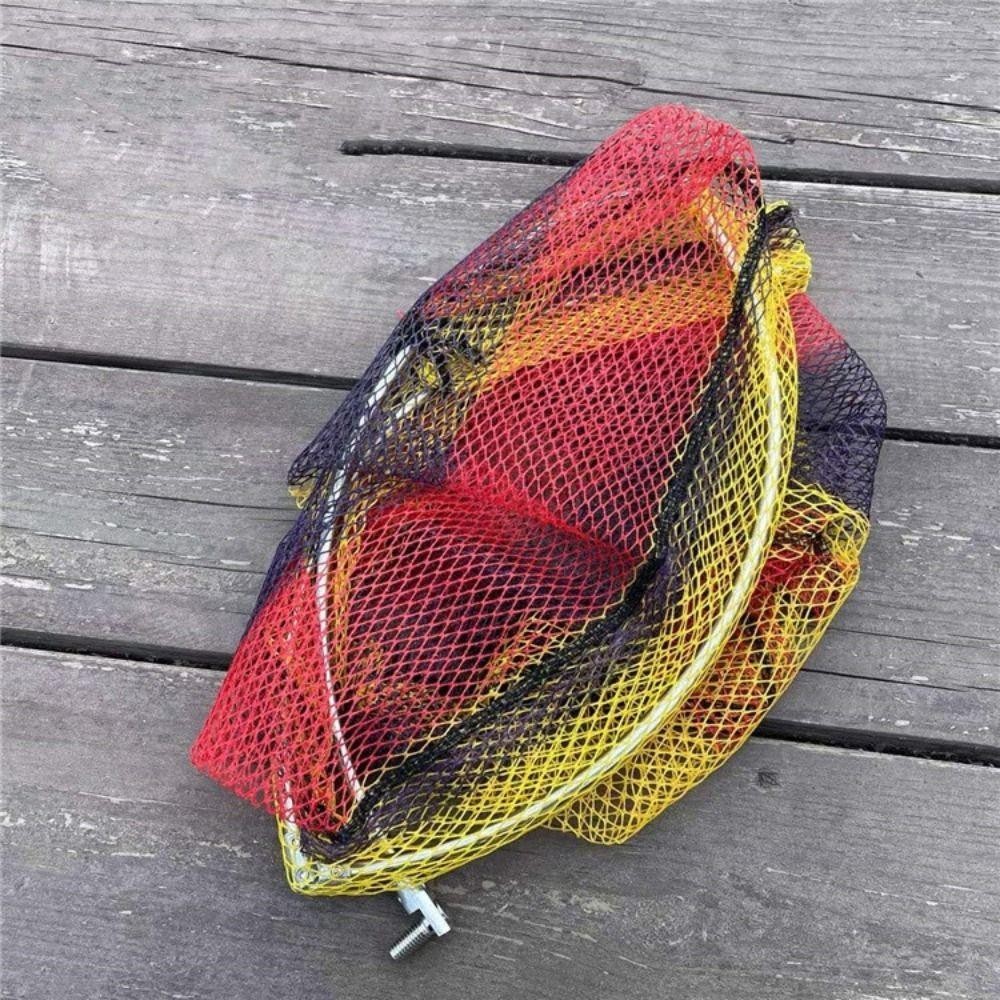 Đầu lưới hạ cánh gấp DELMER, Đầu lưới câu cá bằng thép không gỉ nylon bằng thép không gỉ, Lưới hạ cánh câu cá bền gấp màu sắc Chroma Lưới câu cá nylon hạ cánh câu cá