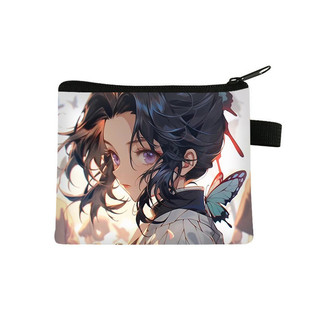 Demon Slayer Kamado Tanjirou Hoạt Hình Anime Ví Đựng Tiền Xu Sinh Viên Trẻ Em Dung Tích Lớn Túi Đựng Thẻ Túi