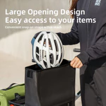 Rockbros Xe Đạp Pannier Túi Chống Thấm Nước Dung Tích Lớn Đường Dài Du Lịch Túi Bảo Quản Có Thể Điều Chỉnh MTB Phía Sau Giá Túi Thiết Bị Đi Xe Đạp 9L-15L — ảnh 3
