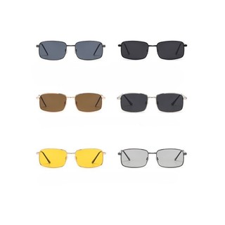 Kính râm đổi màu phân cực, chống tia cực tím, đi xe, nam, vuông, Photochromic