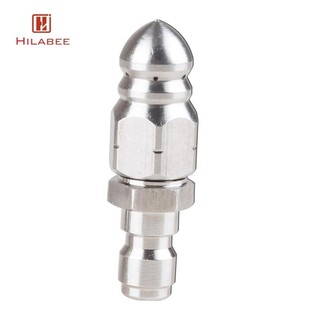 Đầu vòi phun cống rửa áp lực cao, vòi phun vòi thoát nước, dễ lắp đặt, kết nối nhanh 5000 PSI cho cống thoát nước