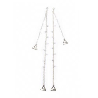 Dây đeo áo ngực METALWRK, Dây đeo vai đồ lót vai gợi cảm có thể tháo rời, Dây đeo vai có thể điều chỉnh trang trí chống trượt thanh lịch