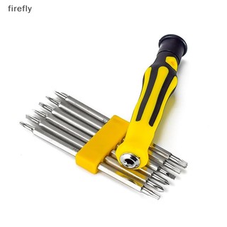 [Firefly] 7 Cái Tuốc nơ vít từ tính hình đặc biệt An ninh Tamper Proof Drill Bit Pentagonal Torx Tuốc nơ vít Dụng cụ cầm tay phẳng [VN]